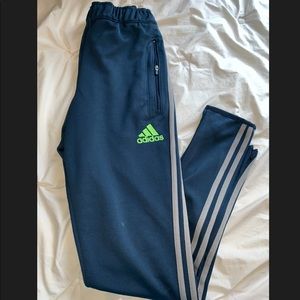 Blue adidas joggers
